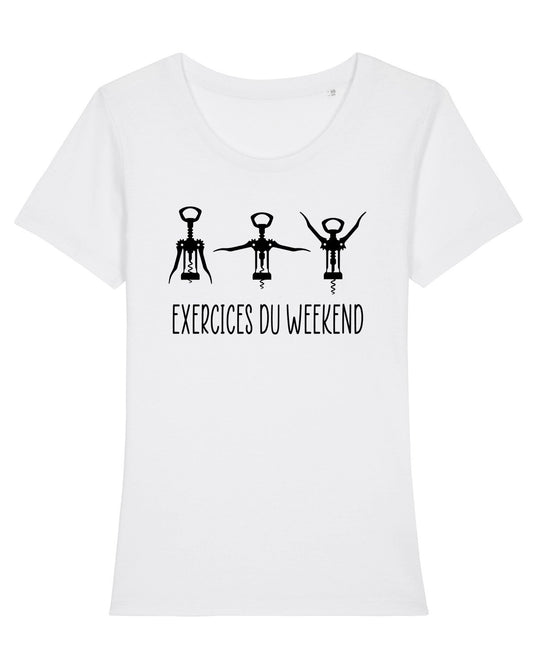 Tee-shirt Femme | Exercices du Weekend _ Impression_Nantes_Saint_Nazaire