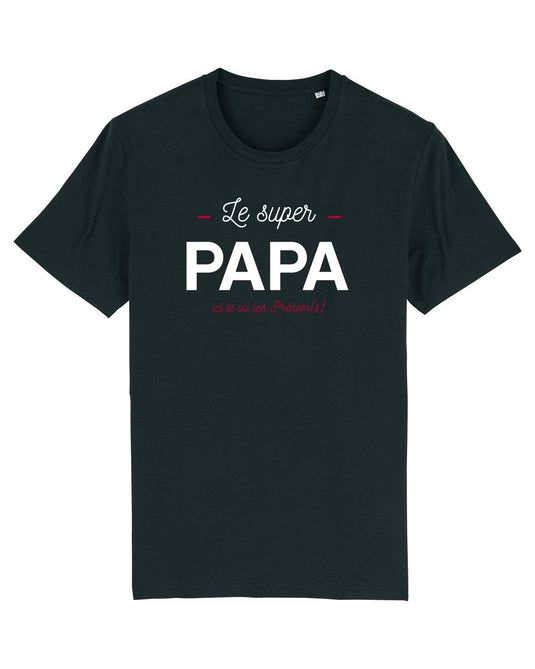 Tee-shirt-Le Super Papa à personnaliser _ Impression_Nantes_Saint_Nazaire
