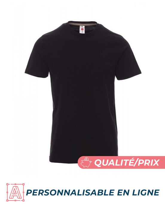 ✏️ Tee-shirt Noir Coton 150gr/m²