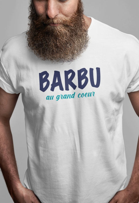 Tee-shirt | Barbu au grand cœur _ Impression_Nantes_Saint_Nazaire