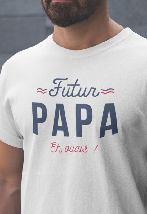 Tee-shirt | Futur Papa _ Impression_Nantes_Saint_Nazaire