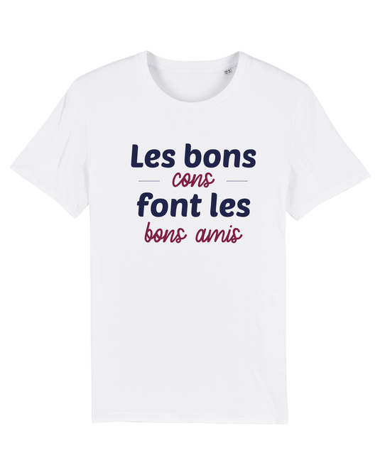 Tee-shirt | Les Bons Cons Font Les Bons Amis _ Impression_Nantes_Saint_Nazaire