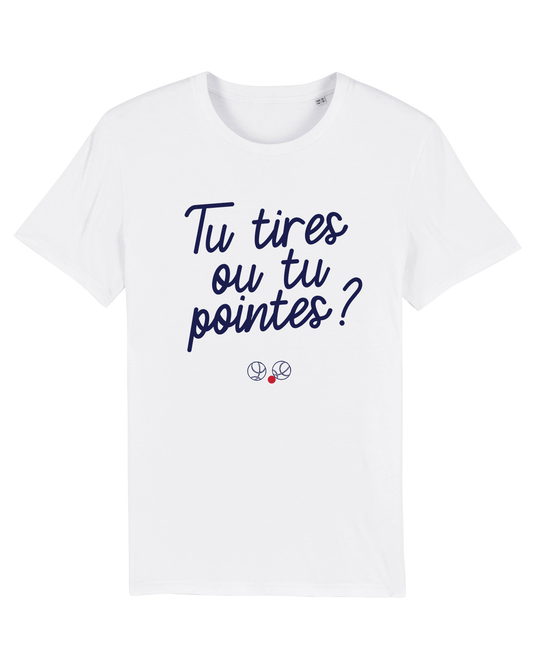 Tee-shirt | Tu tires ou tu pointes ? _ Impression_Nantes_Saint_Nazaire