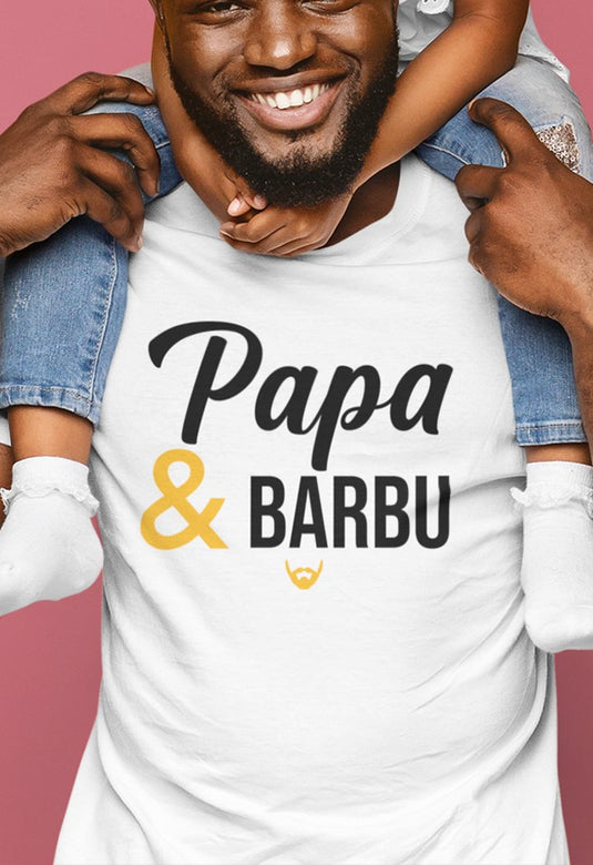 Tee-shirt-Papa & Barbu _ Impression_Nantes_Saint_Nazaire