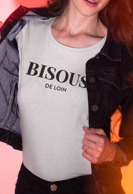 T-shirt Femme | Bisous de Loin _ Impression_Nantes_Saint_Nazaire
