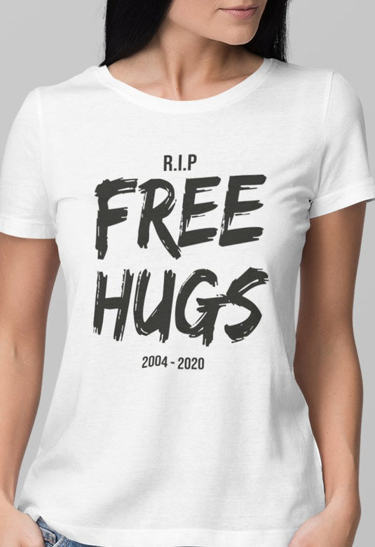 Tee-shirt Femme | FREE HUGS _ Impression_Nantes_Saint_Nazaire