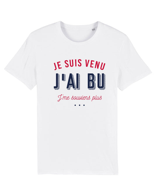 Tee-shirt | Je Suis Venu J'ai Bu _ Impression_Nantes_Saint_Nazaire