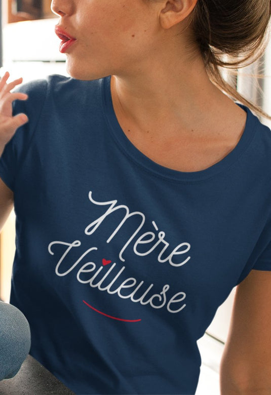 Tee-Shirt Femme | Mère Veilleuse _ Impression_Nantes_Saint_Nazaire