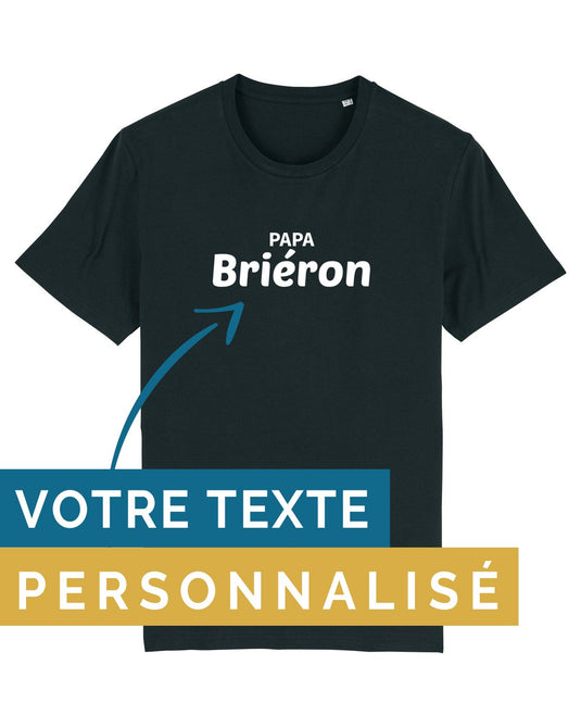 Tee-shirt-Papa à personnaliser _ Impression_Nantes_Saint_Nazaire