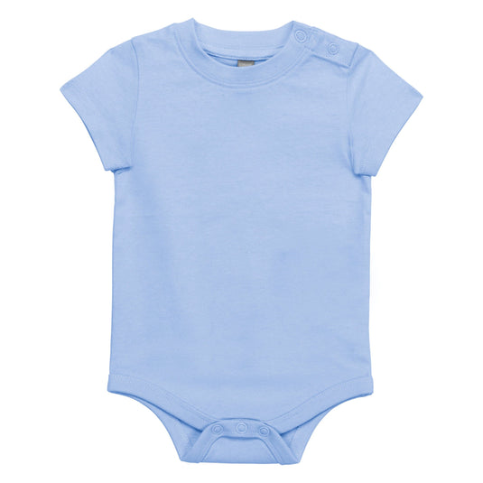 body bébé personnalisable bleu