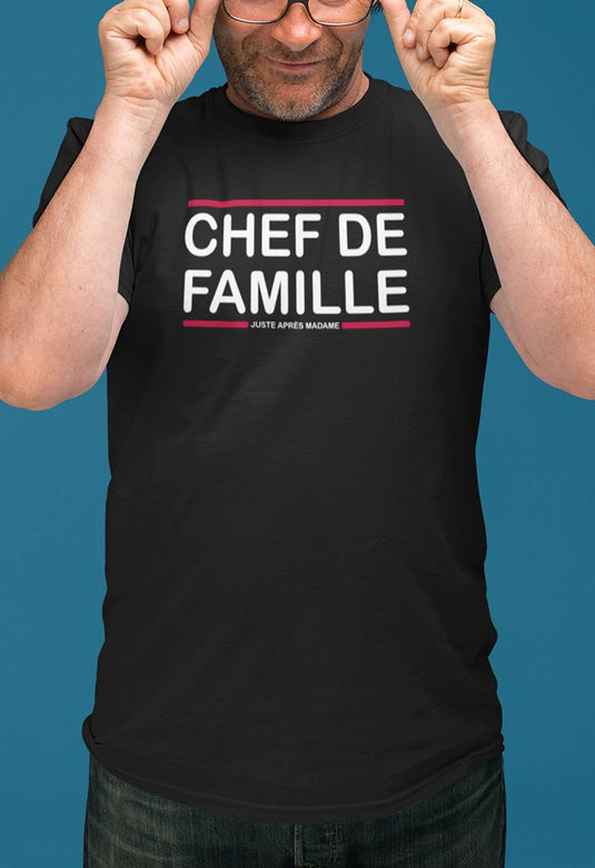 Tee-shirt | Chef de Famille _ Impression_Nantes_Saint_Nazaire