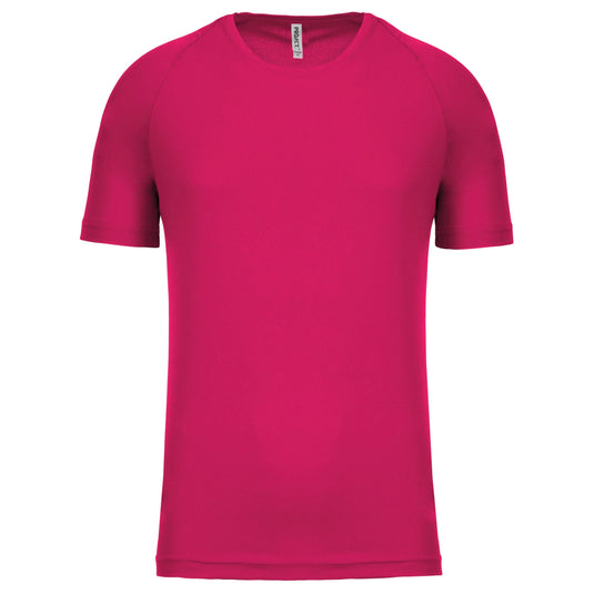 tee shirt de sport homme  personnalisable rose