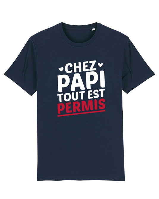 Tee-shirt | Chez Papi Tout Est Permis _ Impression_Nantes_Saint_Nazaire