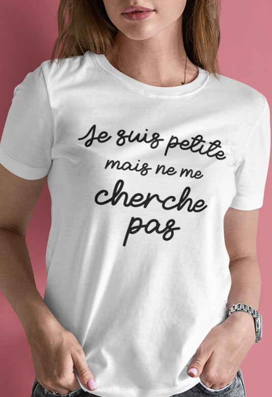 Tee-shirt Femme | JE SUIS PETITE _ Impression_Nantes_Saint_Nazaire