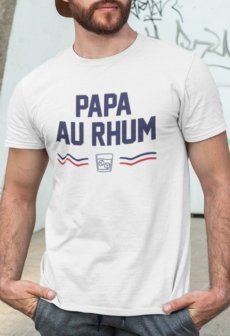 Tee-shirt | PAPA AU RHUM _ Impression_Nantes_Saint_Nazaire
