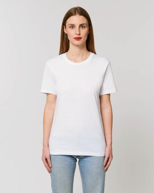 Tee-shirt unisex Blanc Coton Bio personnalisé _ Impression_Nantes_Saint_Nazaire