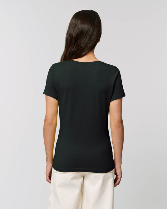 Tee-shirt Noir Coton Bio Femme - EXPRESS _ Impression_Nantes_Saint_Nazaire